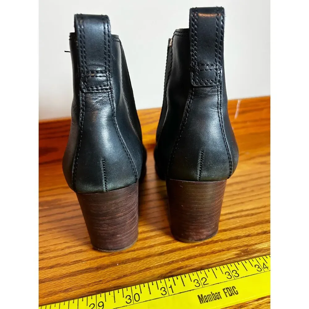 Madewell Size 10 Black Bootie The Regan JB307 Shoe Heel